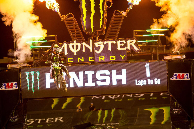 This is what it looks like when you win $1 million for one night of racing.